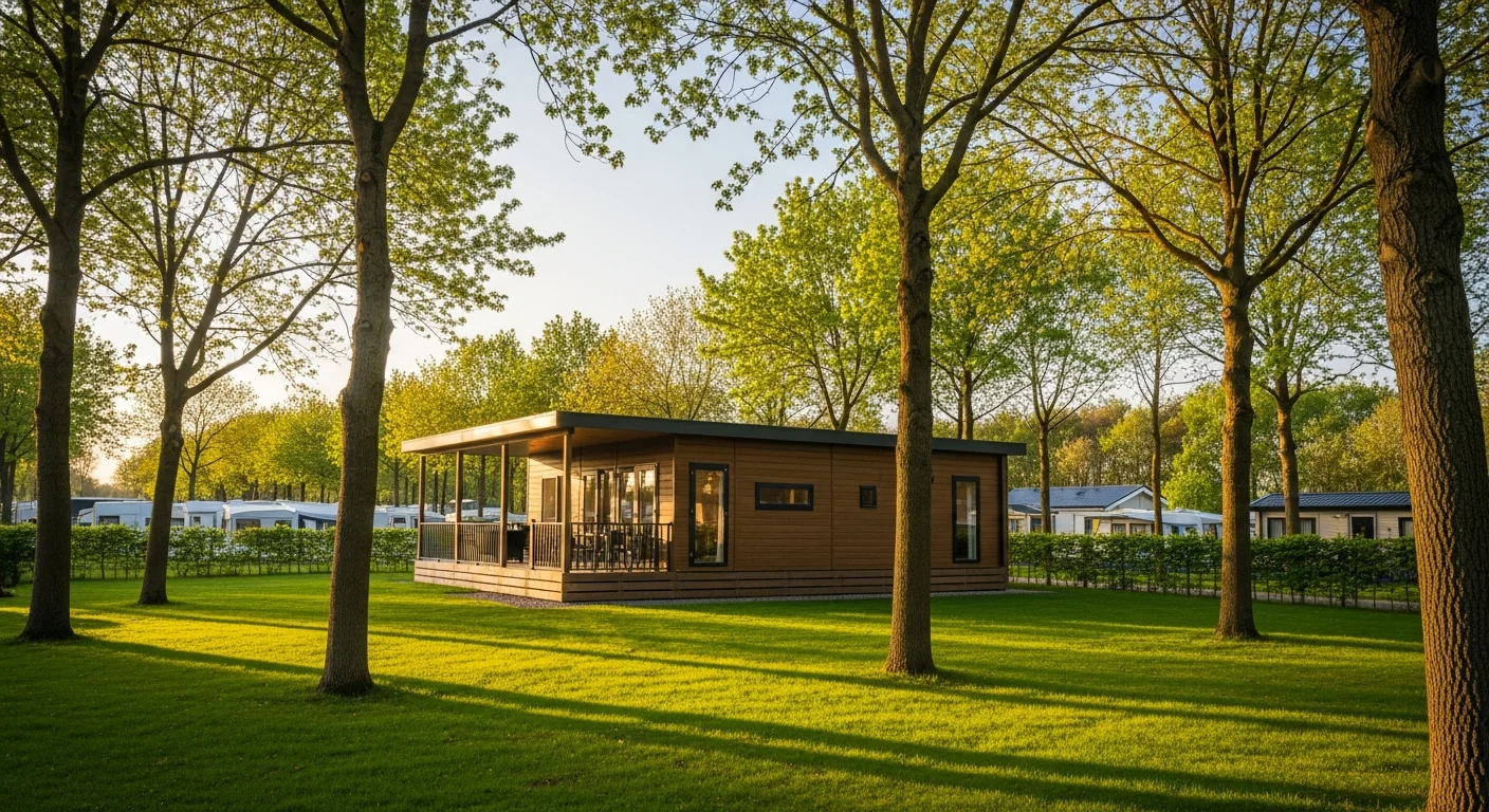 Modern chalet op een recreatiepark