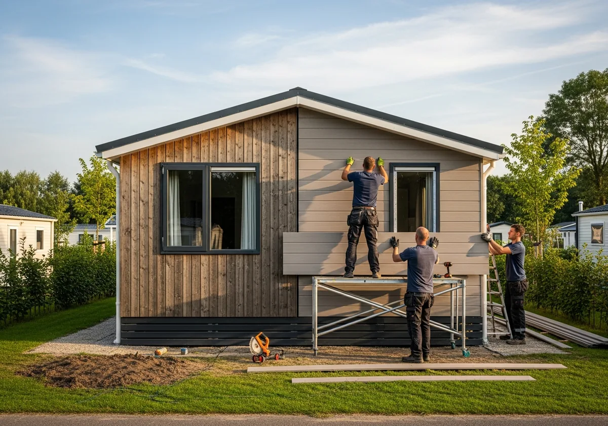 Chalet renovatie in uitvoering